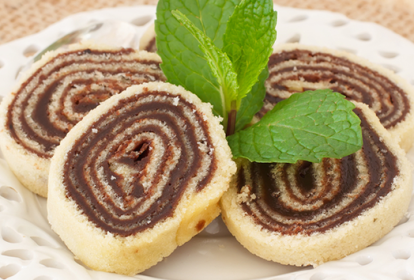 Receita de Bolo de Rolo com Nutella
