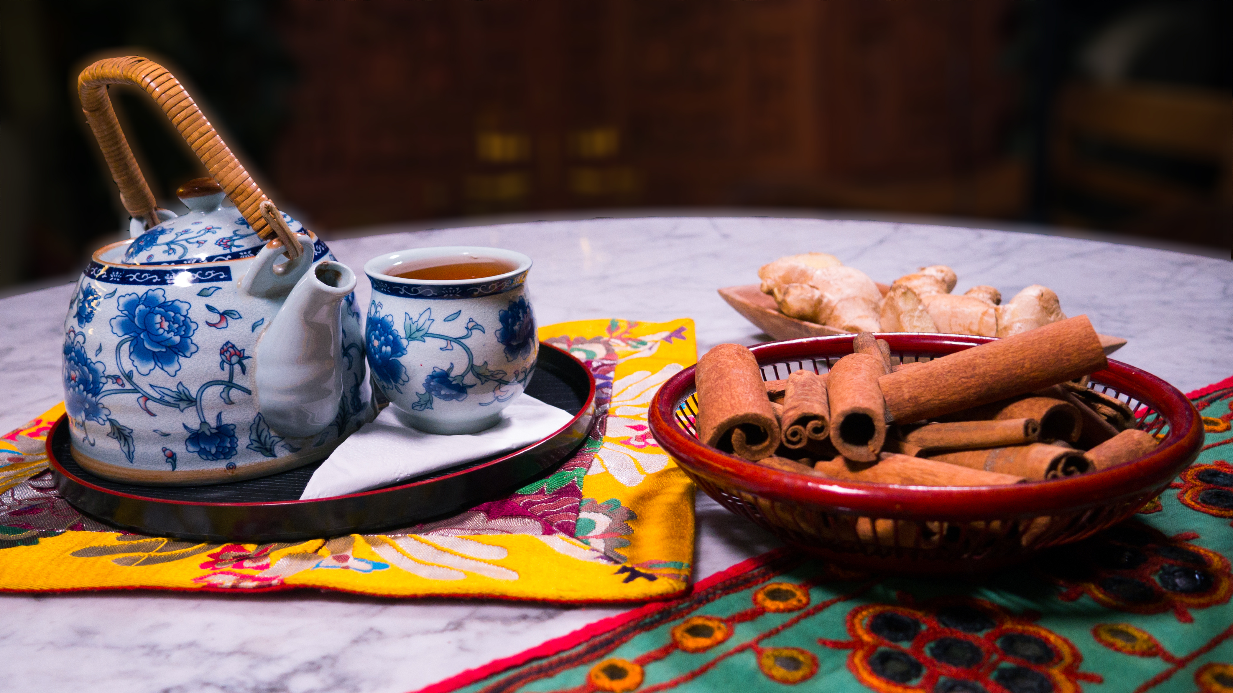 Receita do chá indiano do Buddha Spa