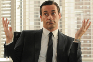 Don Draper, da série Mad Men: infidelidade como estilo de vida.