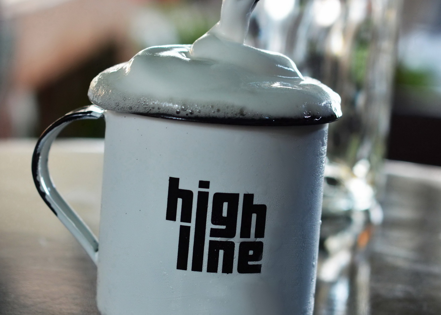 Moscow mule com espuma de gengibre