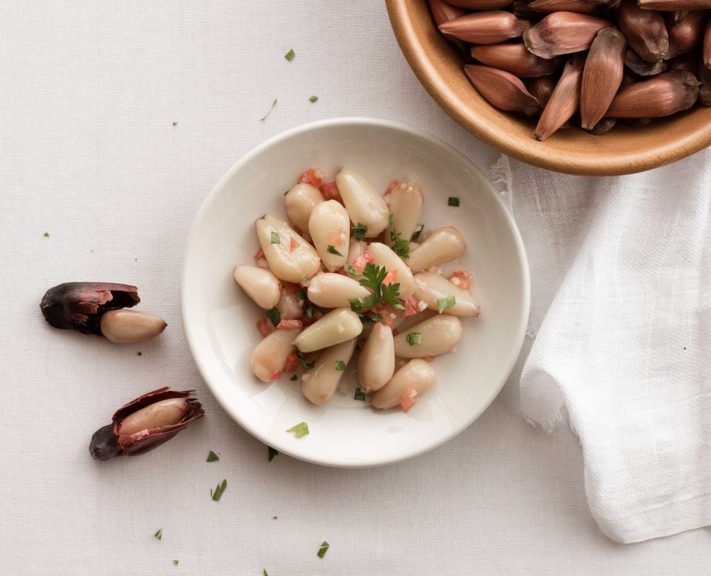 Salada de pinhão Salada de pinhão