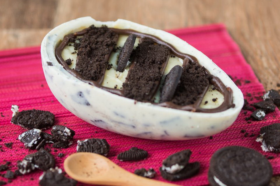 Recheio de Oreo para ovo de Páscoa de colher