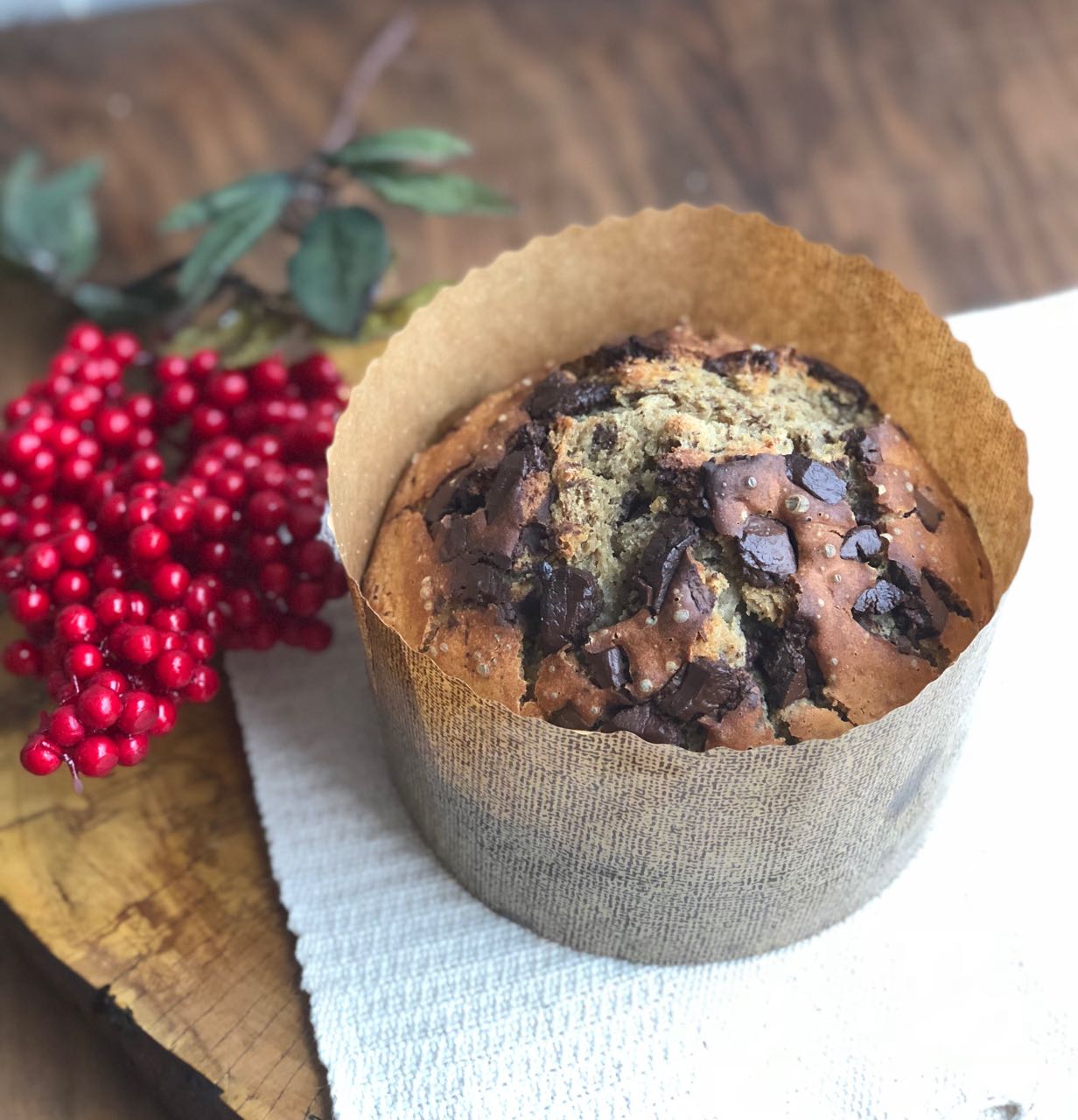 Chocotone sem glúten e lactose