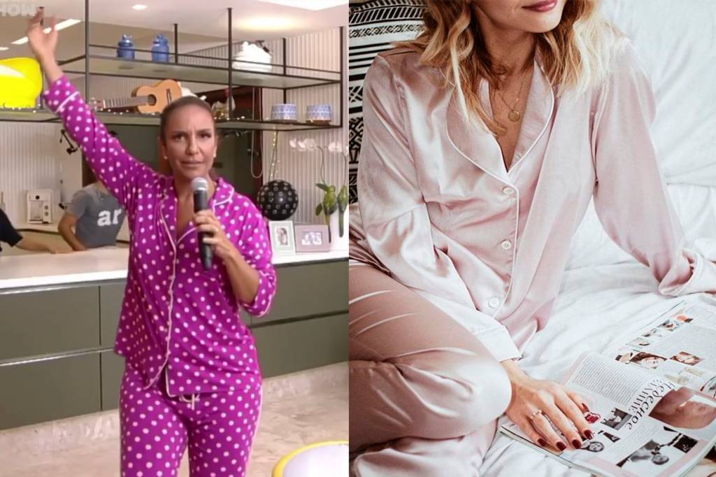 Pijama é a roupa da quarentena – e Ivete Sangalo é prova disso
