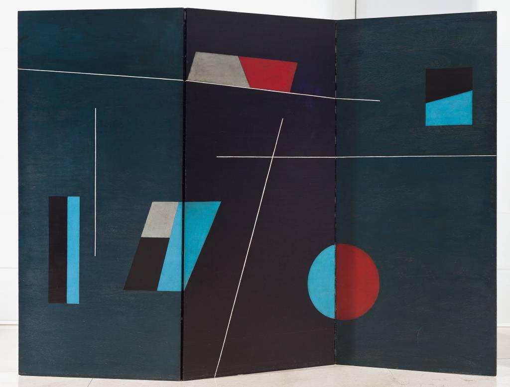Ivan Serpa – Biombo Concretista, 1952 – óleo sobre madeira, 160×210 cm Ivan Serpa – Biombo Concretista, 1952 – óleo sobre madeira, 160×210 cm