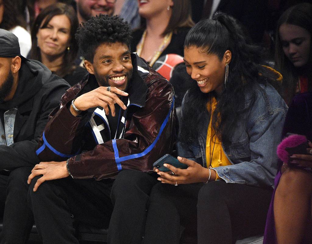 Celebrities Attend The 69th NBA All-Star Game – Inside Taylor Simone Ledward, a parceira de Chadwick Boseman até o fim