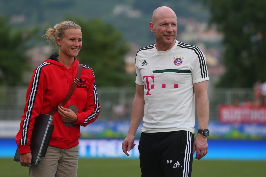 Kathleen Kruger e Matthias Sammer