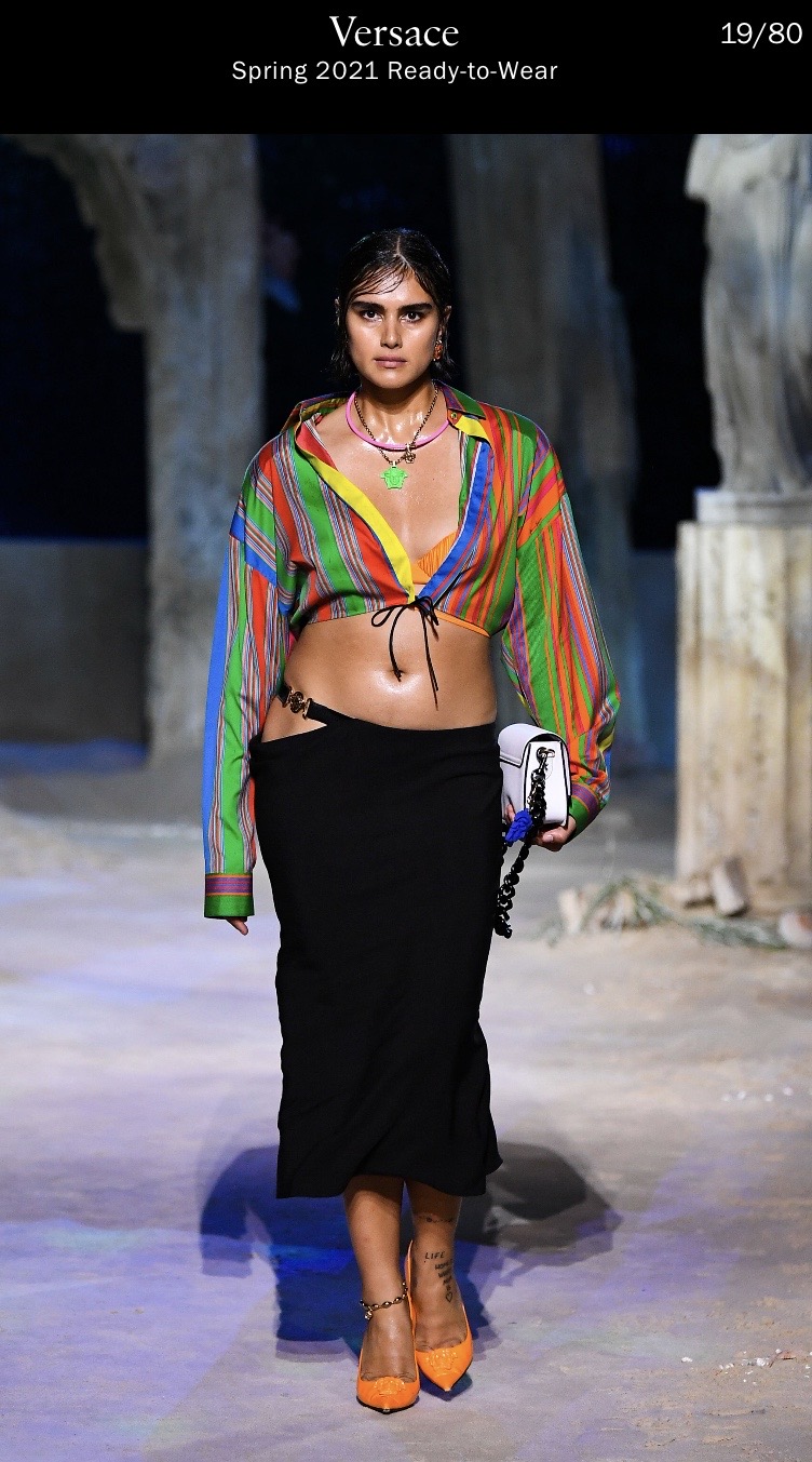 Jill Kortleve Jill Kortleve desfile Versace