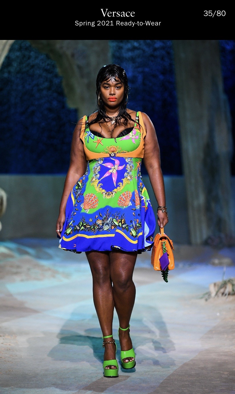Precius Lee Precius Lee Desfile Versace