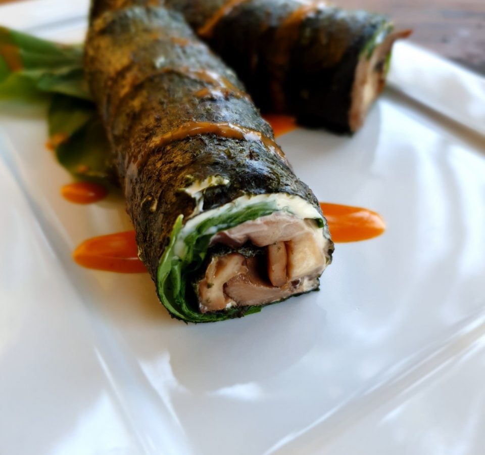 Wrap japonês low carb pronto em menos de 15 minutos