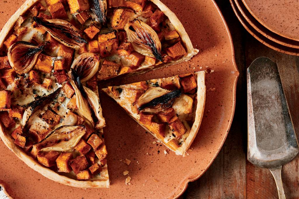 Torta de abóbora com queijo