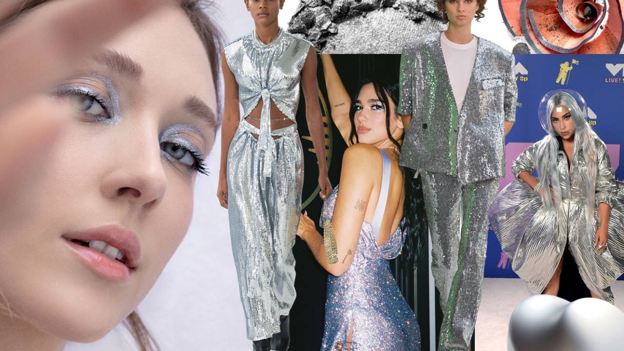 Vitrine moda - Looks prateados
