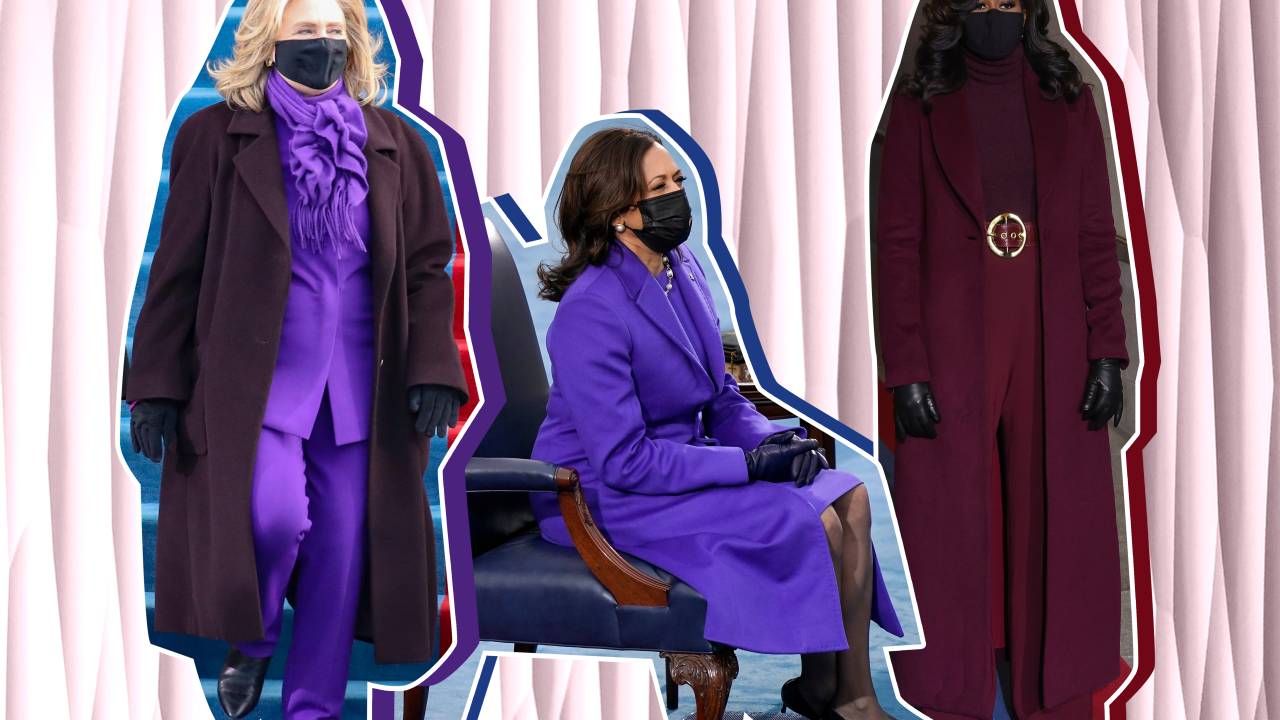 Hillary Clinton, Kamala Harris e Michelle Obama na posse presidencial