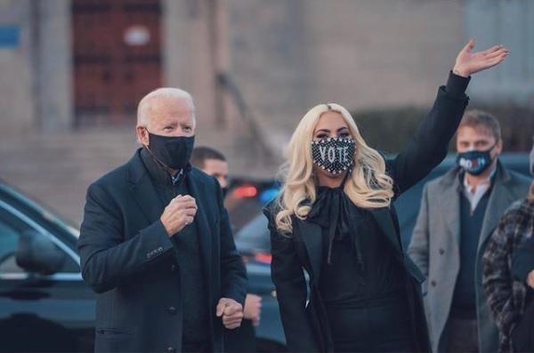 Lady Gaga: a voz da campanha e posse de Biden