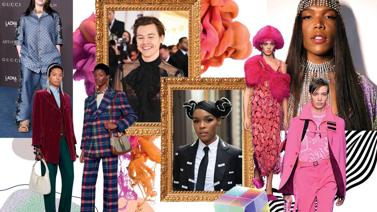 Harry Styles, Janelle Monáe, Majur e modelos com looks gender-fluid