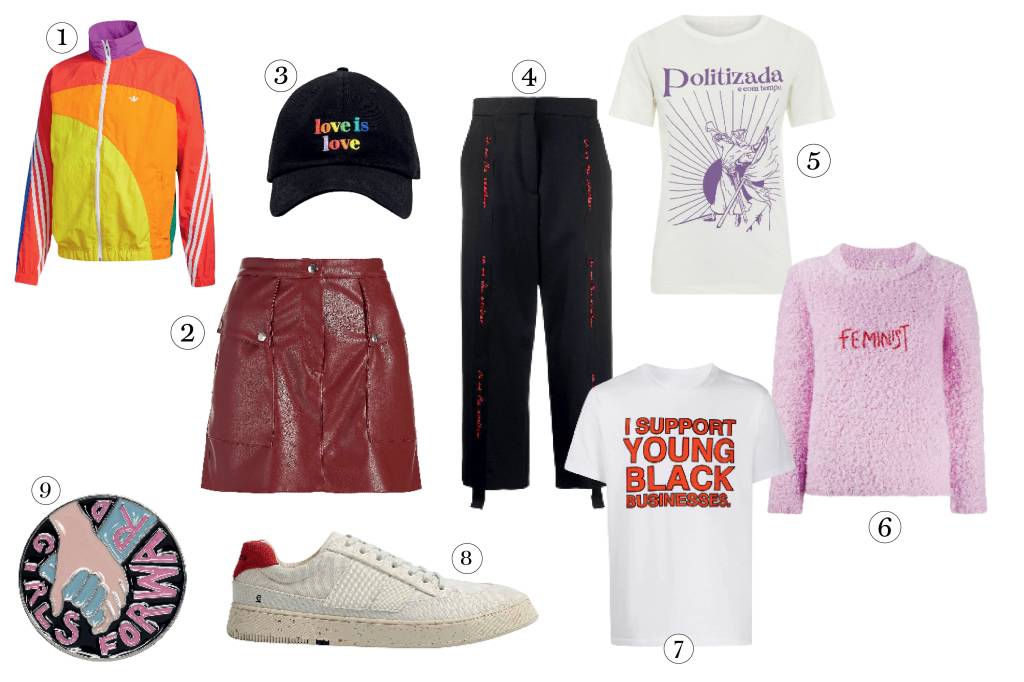 VITRINE (2) Peças de roupa para fazer afirmações políticas