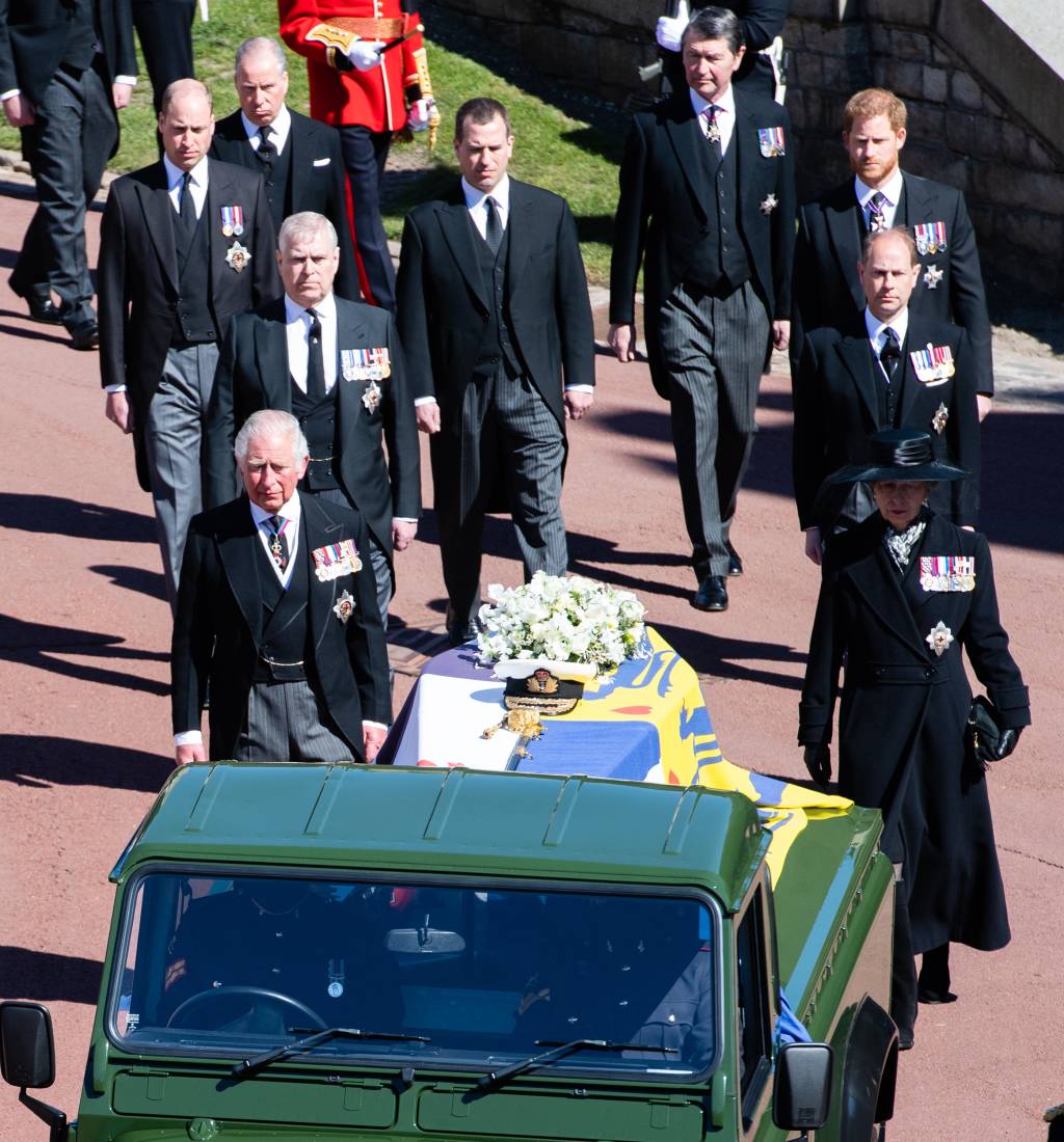 The Funeral Of Prince Philip, Duke Of Edinburgh Is Held In Windsor Harry e William funeral de Philip