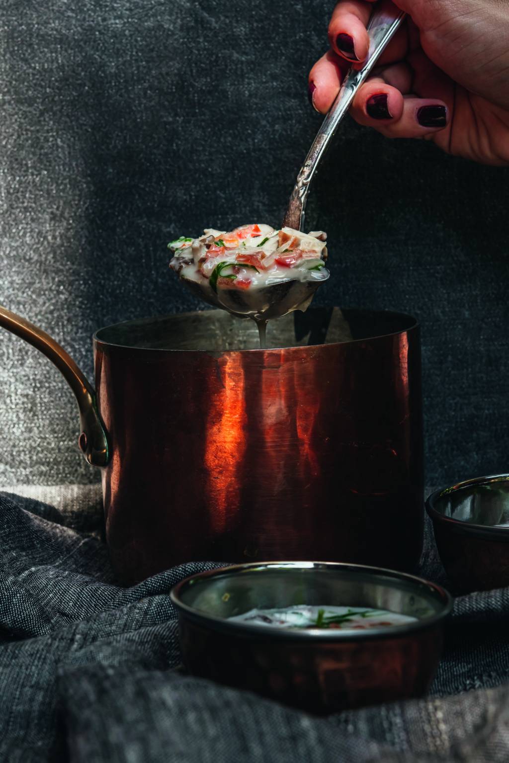 Sopa thai de cogumelo e coco