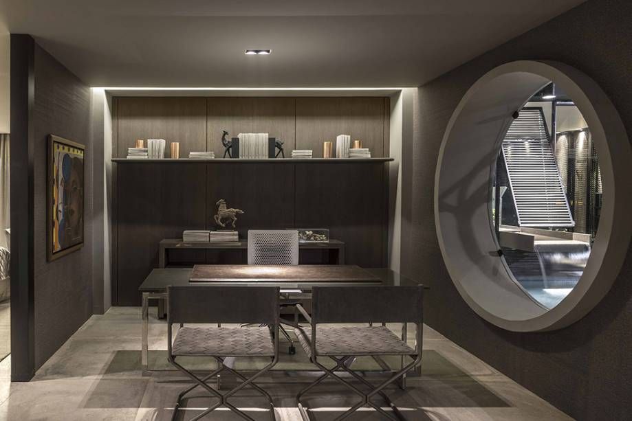 Denise Zuba-casacor bsb-2016-cimento-queimado Sala decorada no estilo industrial