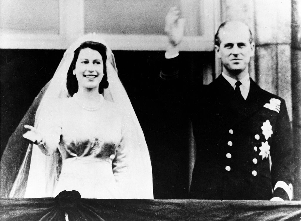 Elisabeth II. von GB/ Hochzeit mit Philip Mountbatten Rainha