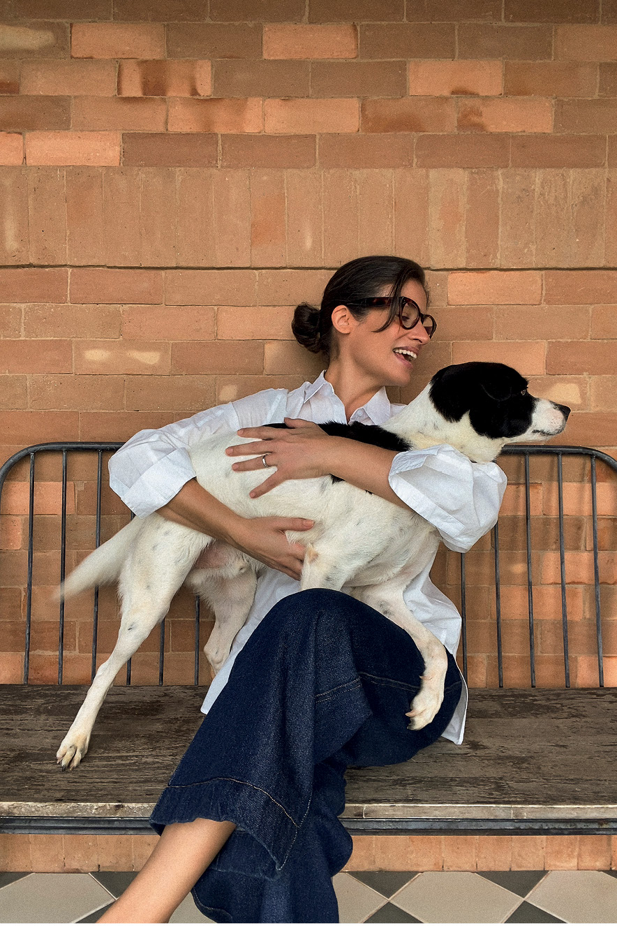 RENATA 4 Renata Vasconcellos com cachorro