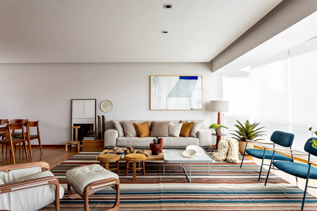 Très Arquitetura Sala de estar CASACOR