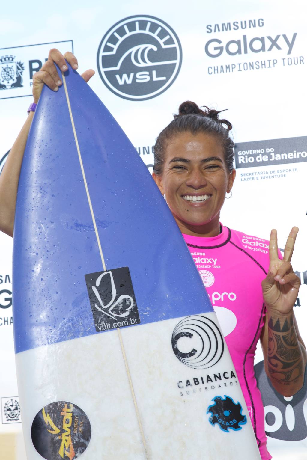 Rio Women’s Pro Surfing Silvana Almeida
