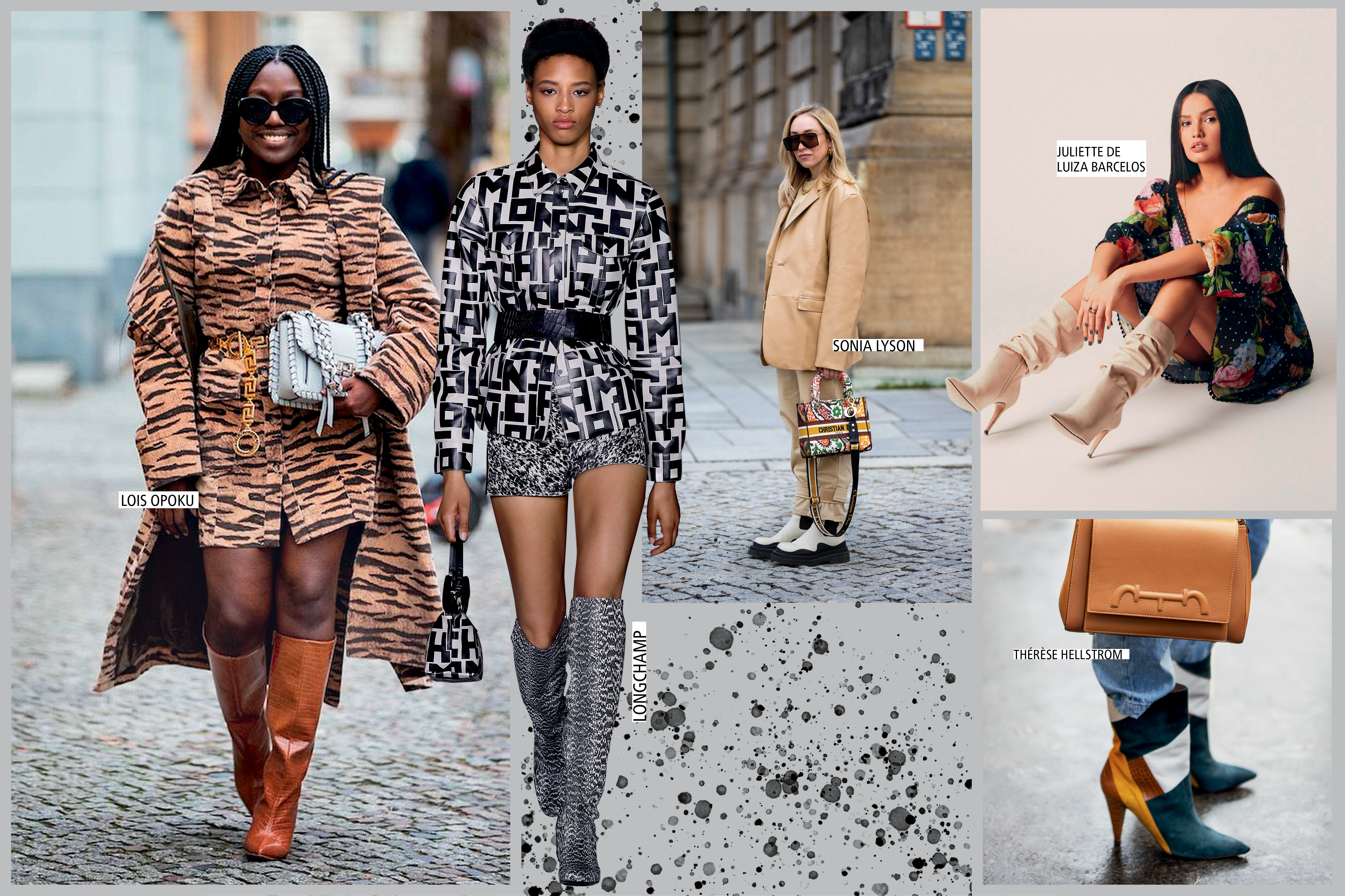 modelos usando botas