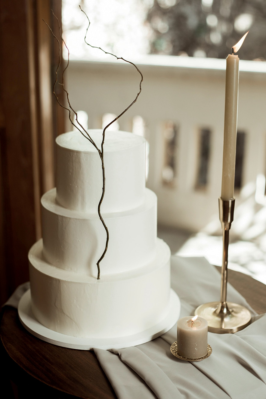 casamentos-minimalista-9 bolo de casamento