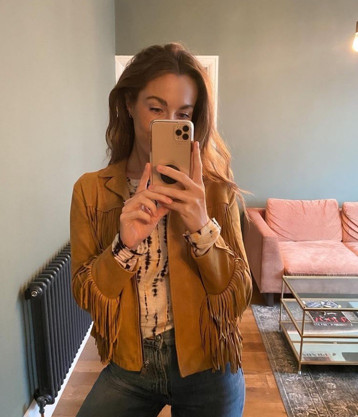 Aimée Johnson Jaqueta franja