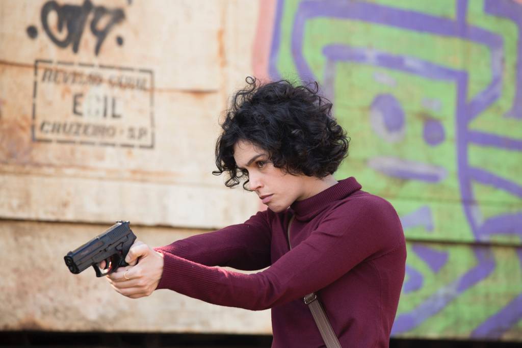 MJULIA Maria Flor em gravações da série