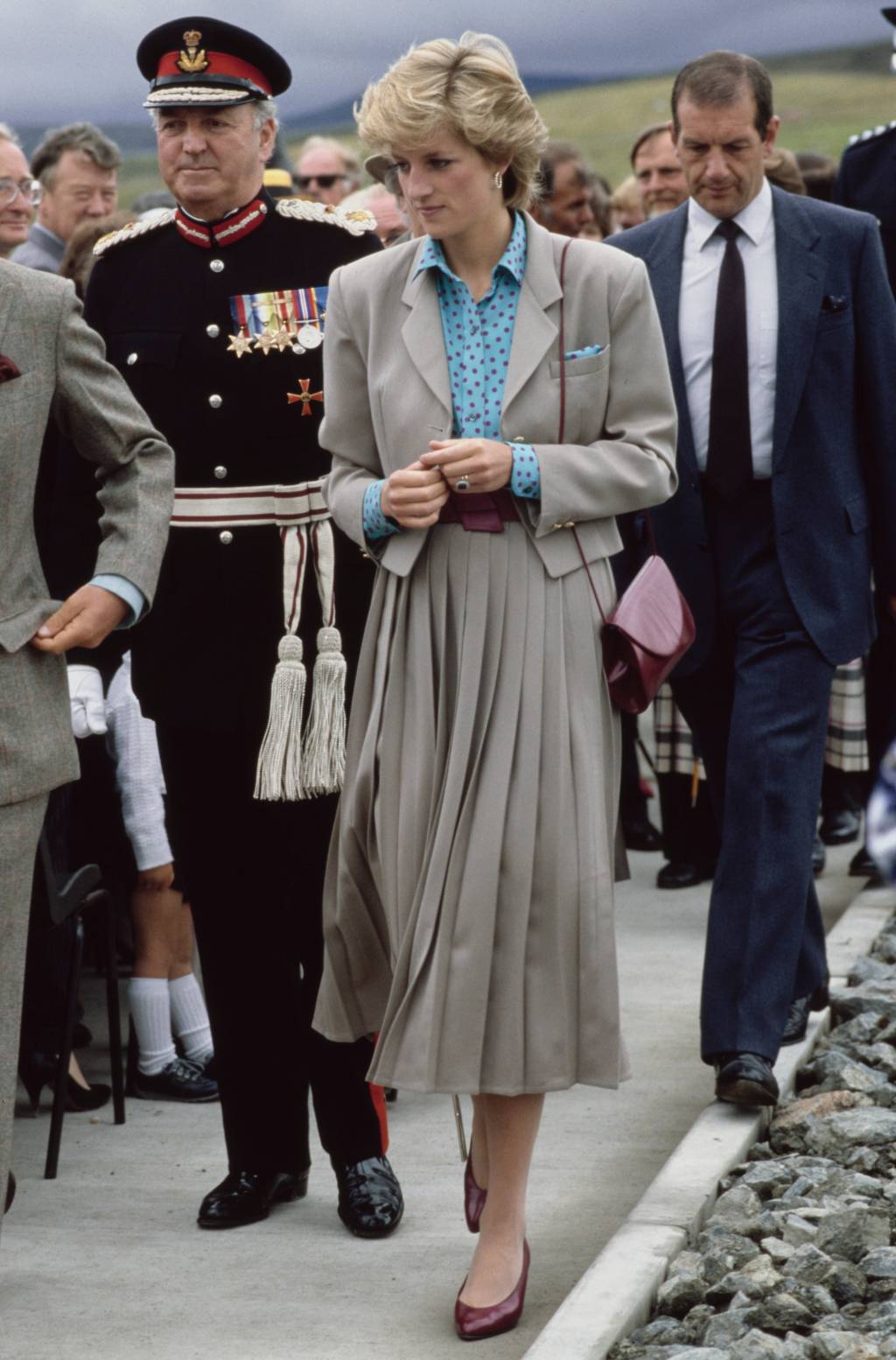Royals Visit Aith, 1986 Princesa Diana
