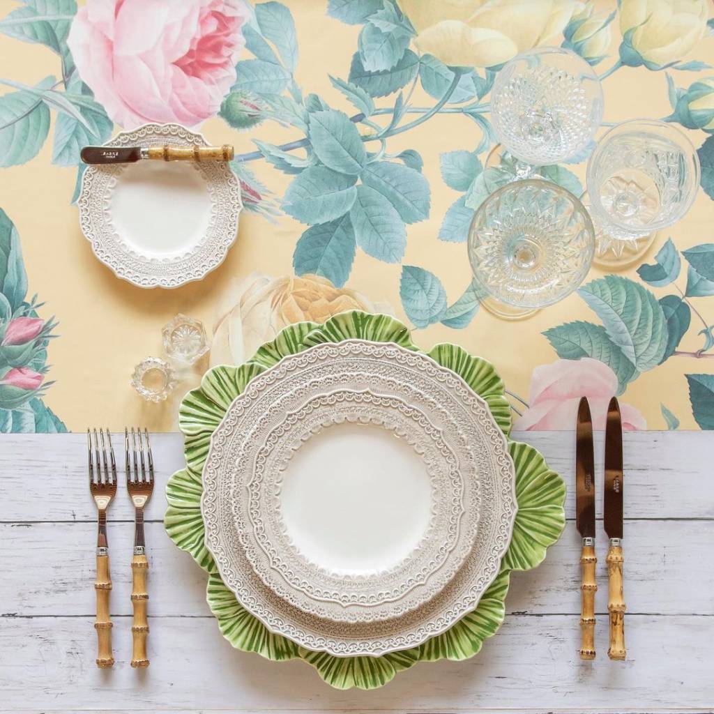 estampa-floral-decoracao9 Mesa com estampa floral
