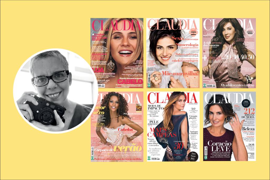 EU e VOCE 7 Nana Moraes com as capas de CLAUDIA