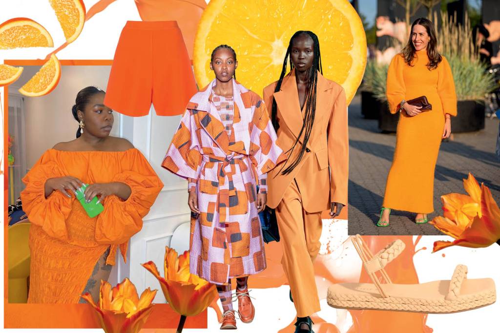 Tendência de moda: laranja é a cor do momento – e fica bem para todas