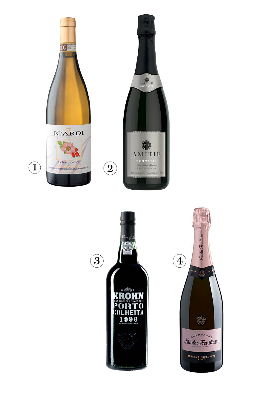 vitrine VINHOS vitrine com opções de vinhos para a ceia de Natal