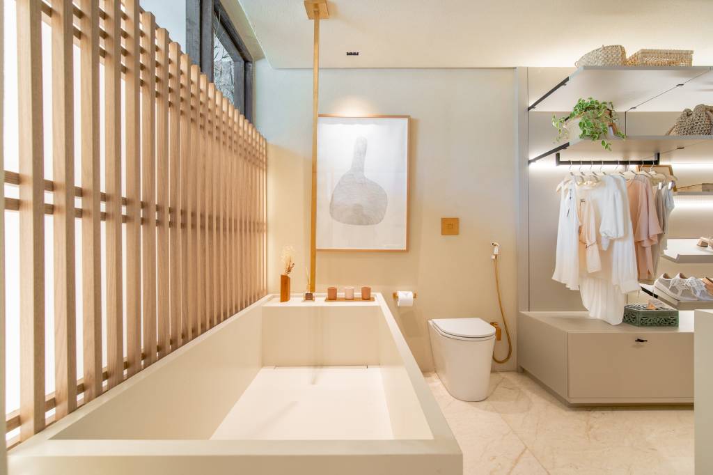 suite-da-liz-casacor5 Decoração de suíte valoriza o artesanato e o design com décor minimalista