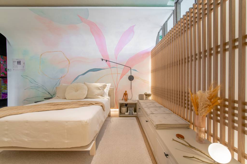 suite-da-liz-casacor6 Decoração de suíte valoriza o artesanato e o design com décor minimalista