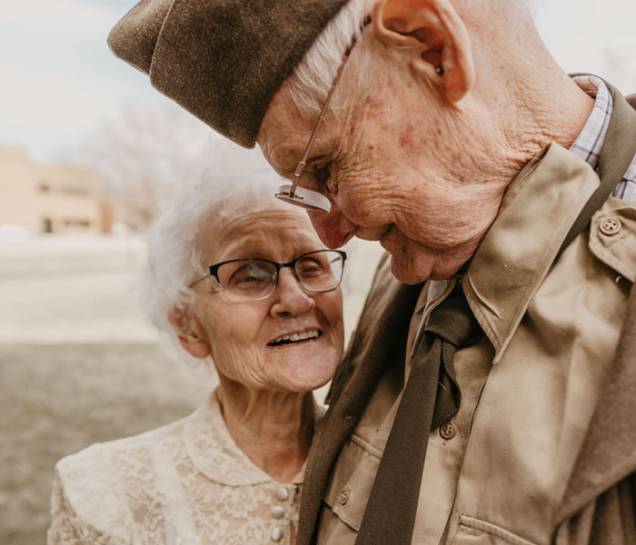 Melvin e Nancy Lubbers estão juntos há 70 anos. Melvin e Nancy Lubbers estão juntos há 70 anos.