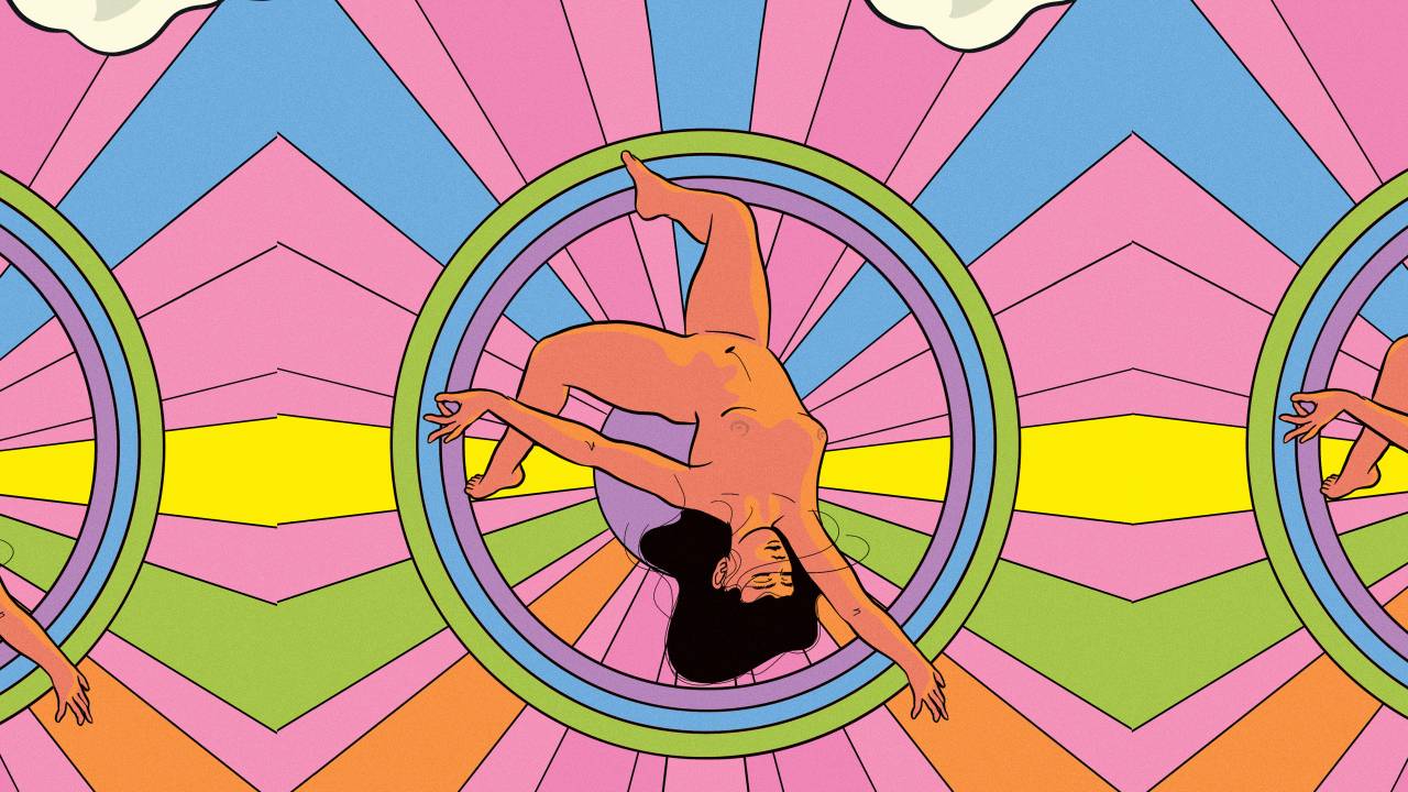 Ilustra masturbação feminina