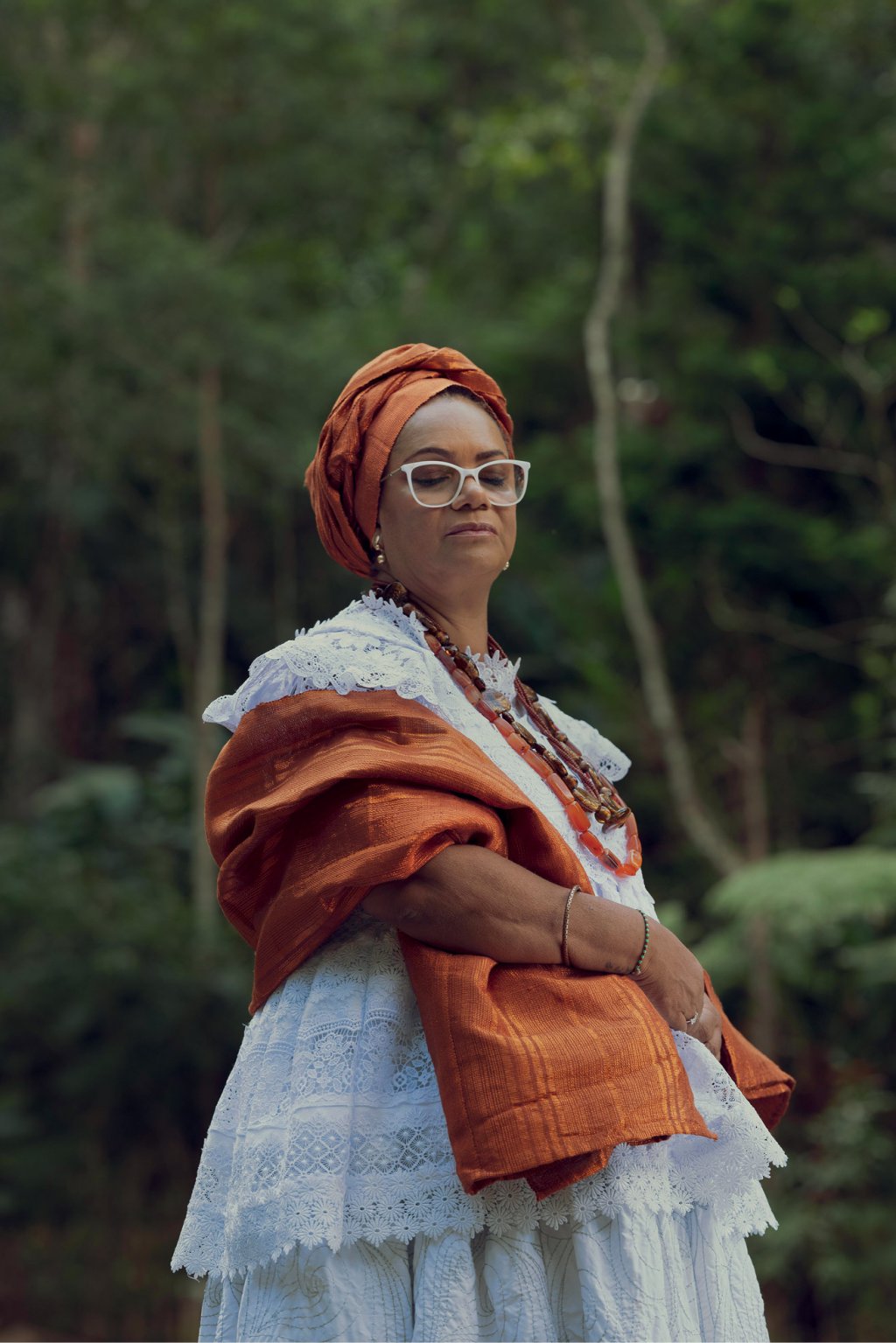 Mãe Claudia de Oyá, ialorixá do Ilê Asé Ojú Oyá