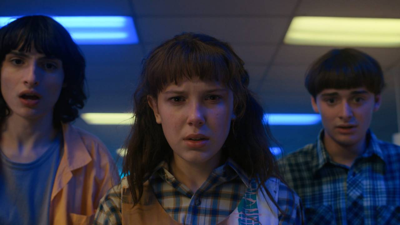 Millie Bobby Brown em Stranger Things.