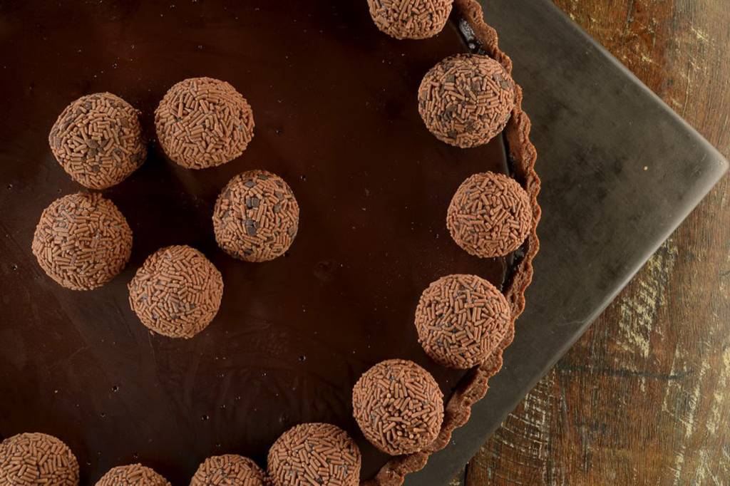 A torta cremosa de brigadeiro da Praça São Lourenço A torta cremosa de brigadeiro da Praça São Lourenço
