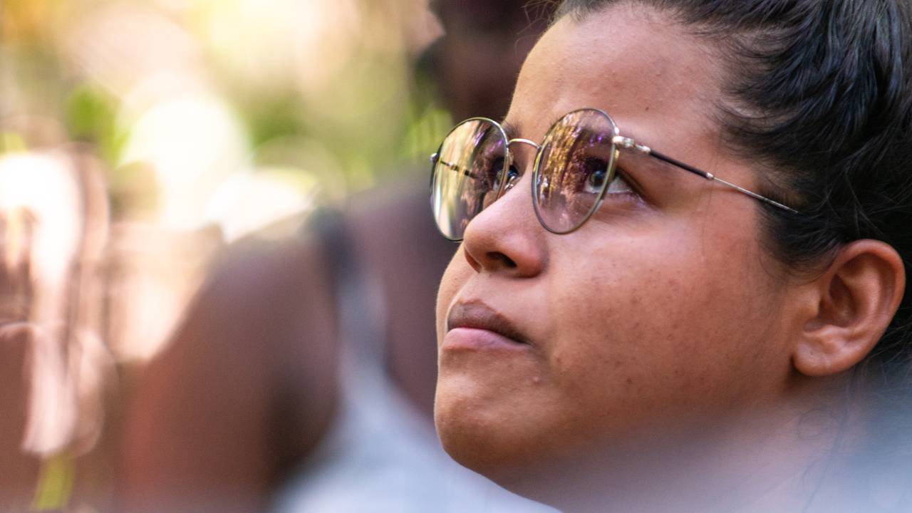 A jovem liderança e ativista ribeirinha, Odenilze Ramos.