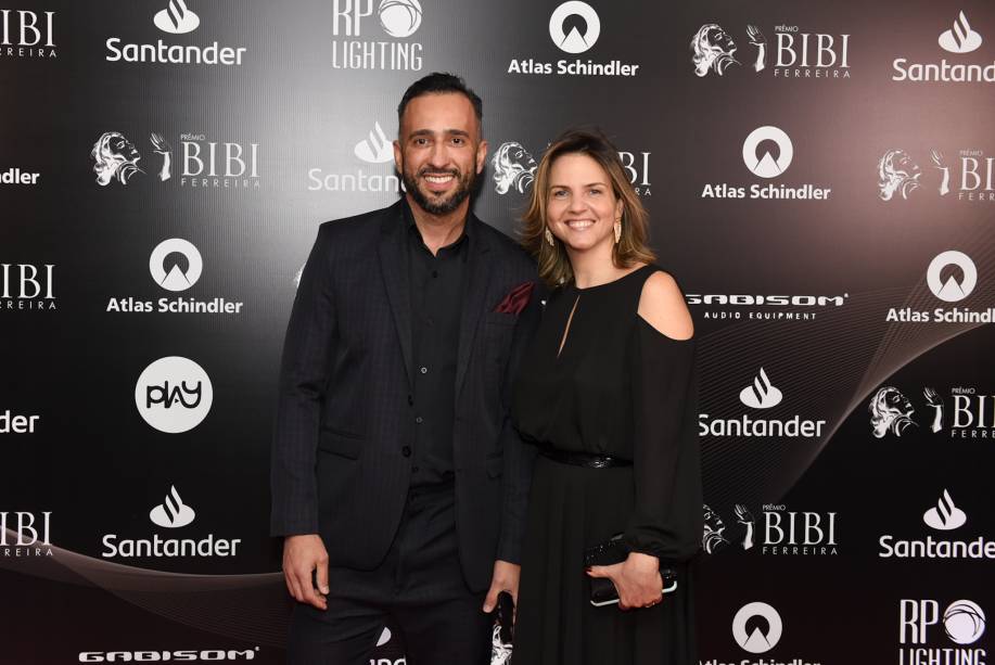 Charles Hermann e Salma Georges. Charles Hermann e Salma Georges.