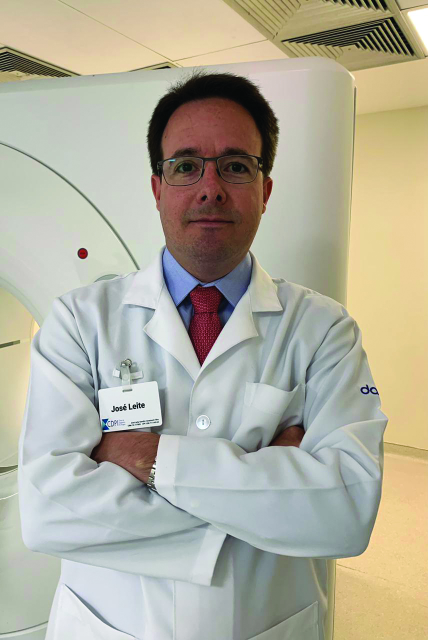 Dr José Leite, CDPI Dr. José Leite, médico nuclear do CDPI, laboratório de medicina diagnóstica no Rio de Janeiro, pertencente à Dasa