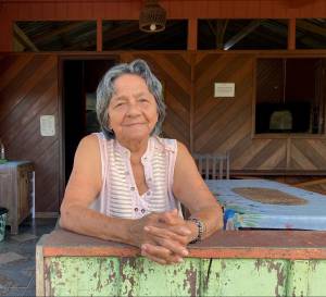 Tumbira Amazônia Raimunda Garrido, de 91 anos, é uma das anfitriãs de Tumbira.