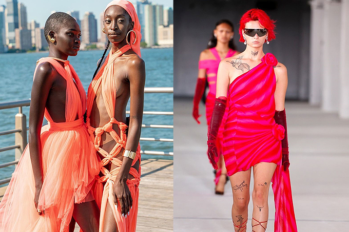 new york fashion week neon new york fashion week neon
