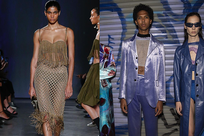 nyfw tecidos metalizados nyfw tecidos metalizados