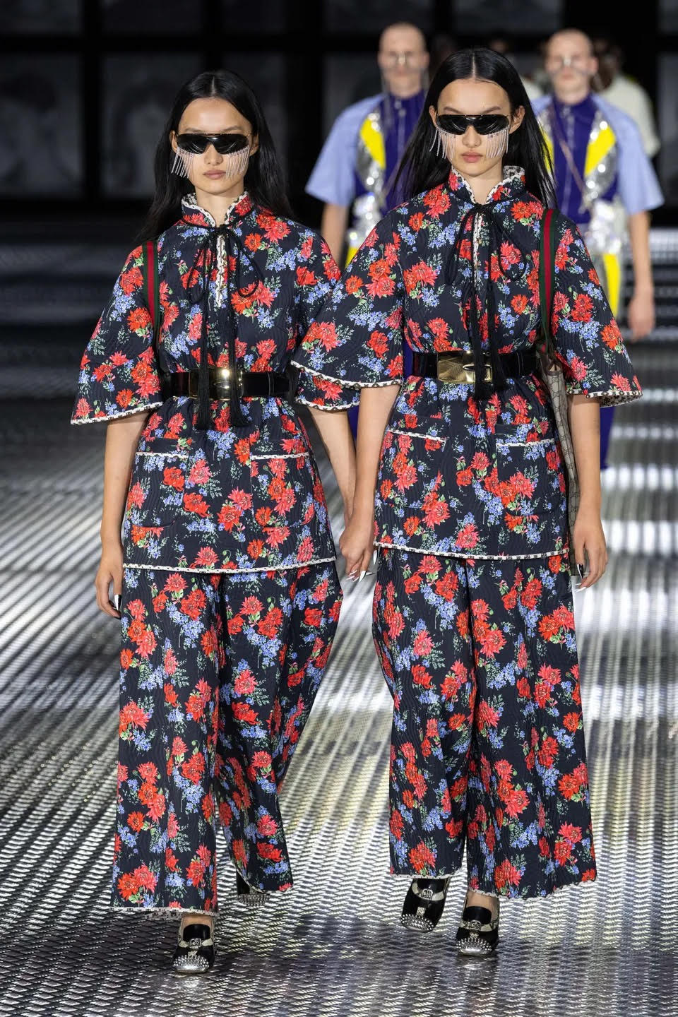 Desfile Gucci Verão 2023 Mais um 'look' do desfile da Gucci em Milão.
